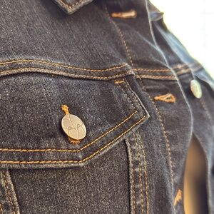 Jessica Simpson Blue Denim Jacket size (L)